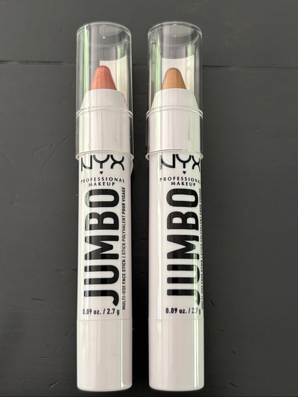 NYX Jumbo Eye & Face Sticks — Lemon Meringue & Apple Pie